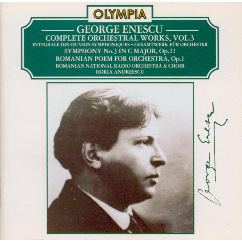 ENESCU - Andreescu - Symphonie n°3 op.21..